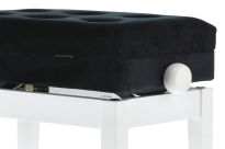 Ława do pianina Deluxe Compartment Biały mat GEWA - 2