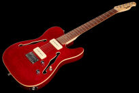 Gitara elektryczna Harley Benton TE-90QM Trans Red - 4