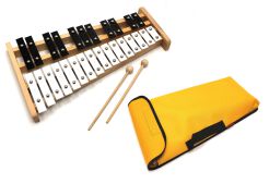 Dzwonki Chromatyczne 27-tonowe cymbałki + POKROWIEC ŻÓŁTY