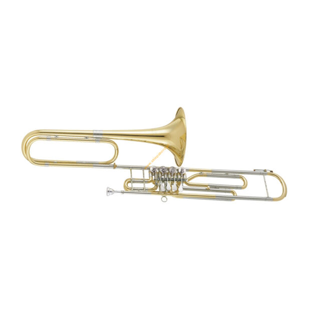 Puzon wentylowy F mosiądz lakier 4 wentyle CVT 576-4 Cerveny