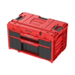 Skrzynka Qbrick System ONE Drawer 2 Plus Toolbox 2.0 Red Ultra HD szuflady - 3