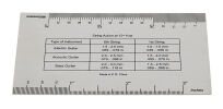Miarka do regulacji gitary Harley Benton Parts String Action Gauge - 4