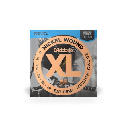 Struny do gitary elektrycznej  D'Addario EXL115W -11-49