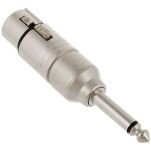 Wtyk XLR - Jack 6,3 mono NA2FP - 2