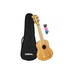 Ukulele koncertowe Bamboo Natur Cascha