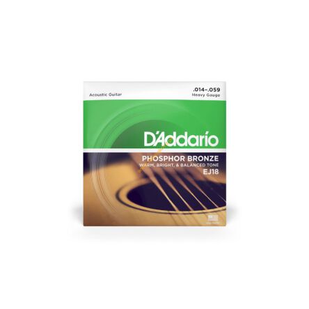 Struny D'addario EJ18 do gitary akustycznej 14-59 PB