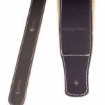 Pasek do gitary Harley Benton BRW z poduszką skóra - 4