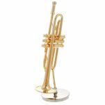 Miniaturowa trąbka agifty Miniatur-Trompete dekoracja - 5