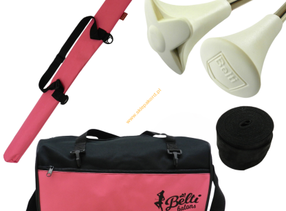 Zestaw startowy dla mażoretki PPOTZ10 I różowy