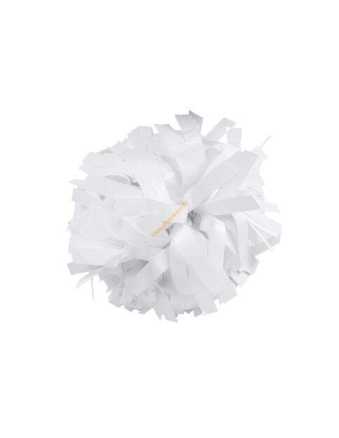 Pompon Metallic WHITE biały 35 cm (6