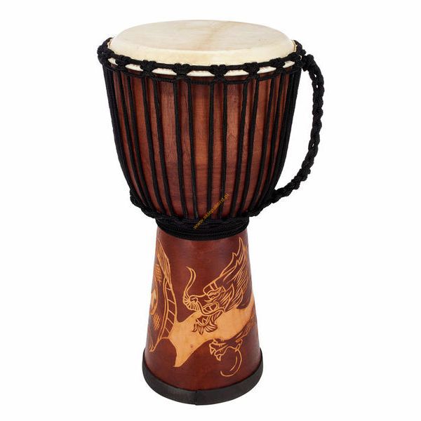 Djembe Terre Djembe Carved Dragon 60cm