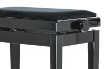 Ława do pianina GEWA czarna wysoki połysk - 3