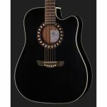 Gitara akustyczna z pickupem Harley Benton HB Custom Line CLD-10SCE BKS - 10