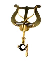 Lirka do trąbki RMB duża 2 dociski złota fi 14mm