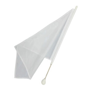 Flaga mażoretkowa BELTI FMT3 Z3 biała 75 cm (51 x 71)