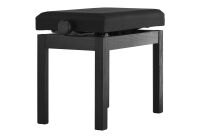 Ława do pianina Student Czarny mat Siedzisko czarne PURE GEWA - 8