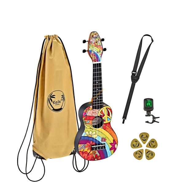 Ukulele sopranowe ORTEGA KEIKI Peace 68