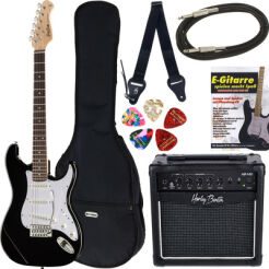Zestaw gitarowy Harley Benton Set G13 Black