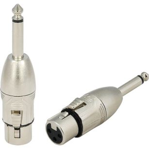 Redukcja Jack mono 6.3mm / XLR żeński RA2XFJM