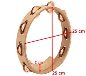 Tamburyn MEINL AE-MTA1BO SERII ARTISAN EDITION - DZWONKI - BRĄZ TALERZY - 2