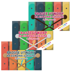 Zestaw Książeczek AKORD - nuty, dzwonki chromatyczne, flet