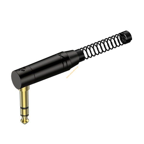 Wtyk Jack 6.3mm stereo RJ3RPP-BG