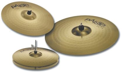 Blachy perkusyjne PAISTE 101 Brass Zestaw 14" Hi-Hat 16" Crash 20" Ride