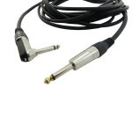 Kabel H.W. Jack - Jack kątowy 6,3mm Mono 6m czarny - 2