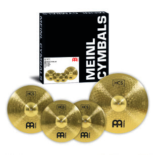 Talerze Perkusyjne HCS141620 MEINL Complete Cymbal Set-Up - 14" Hihat, 16" Crash, 20" Ride