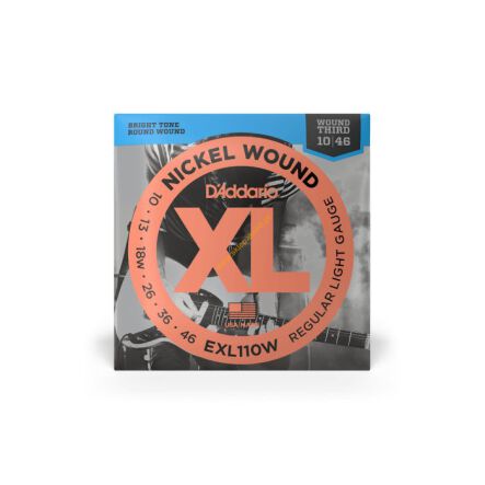 Struny do gitary elektrycznej D'Addario EXL110W  10-46