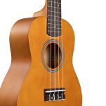 Ukulele koncertowe Cascha Linden Brown z pokrowcem - 8