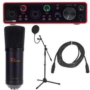 Interfejs audio USB Focusrite Scarlett 2i2 3rd Mic Bundle