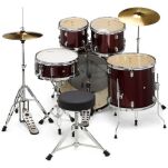 Perkusja Millenium Focus 20 Drum Set Red - 4