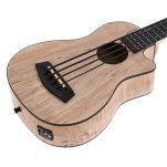 Ukulele basowe Acoustic/Electric Bass Harley Benton Solid UkeBass Spalted Maple - 6