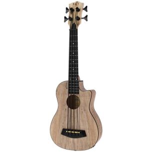Ukulele basowe Acoustic/Electric Bass Harley Benton Solid UkeBass Spalted Maple