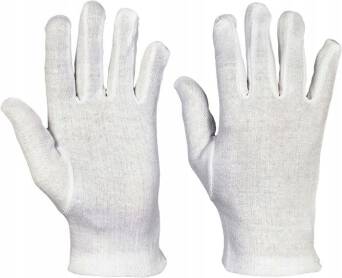 Rękawiczki bawełniane S 7"