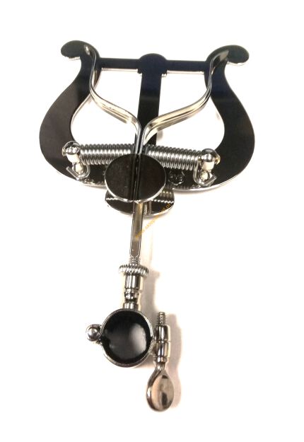 Lirka do trąbki RMB duża 2 dociski nikiel fi 14mm