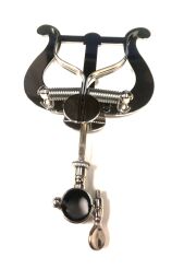 Lirka do trąbki RMB duża 2 dociski nikiel fi 14mm