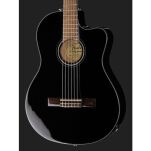 Gitara klasyczna 4/4 Fender CN-140SCE Thinline Black - 3