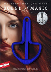 DRUMLA Instrument ludowy FUN HARP Nr12 Niebieski