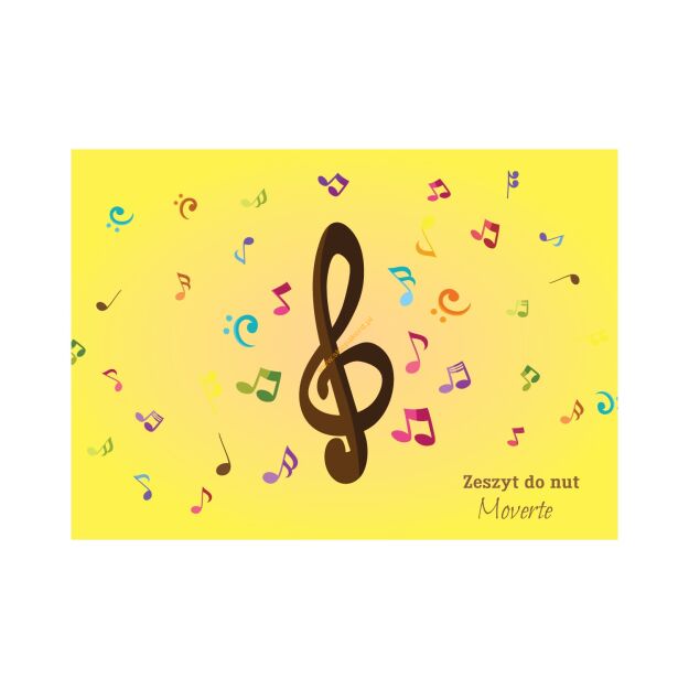 Zeszyt nutowy MOVERTE A5 32 strony