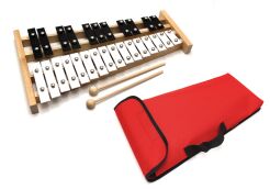 DZWONKI Chromatyczne CYMBAŁKI + POKROWIEC CZERWONY