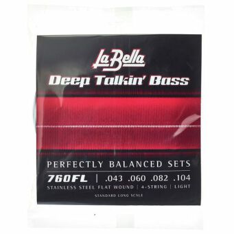 Struny do gitary basowej La Bella 760FL Deep Talkin Bass