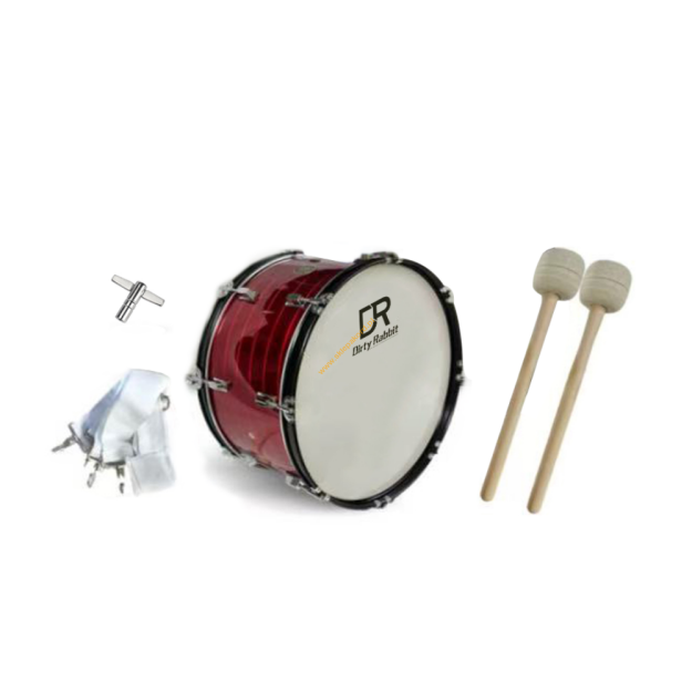 Bęben Marszowy Dirty Rabbit MD2214-Red Basowy