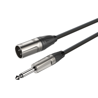 Kabel mikrofonowy Roxtone DMXJ250L1 Jack 6.3mm Mono-XLR męski