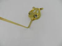 Lirka Saksofon RMB mała 1 docisk mosiądz  - 5