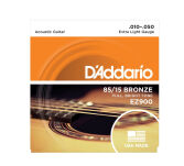Struny do gitary akustycznej D'Addario 10-50 GTR 85/15 EZ900 - 2