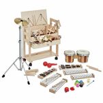 Zestaw instrumentów perkusyjnych wózek muzyczny Goldon MusicTrolley Bongo Model 30512 - 2