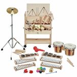 Zestaw instrumentów perkusyjnych wózek muzyczny Goldon MusicTrolley Bongo Model 30512 - 10