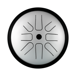 Tongue drum 6" 8 ton Hluru TP8-6-White